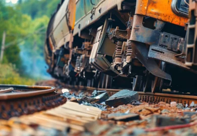 Rural train image.